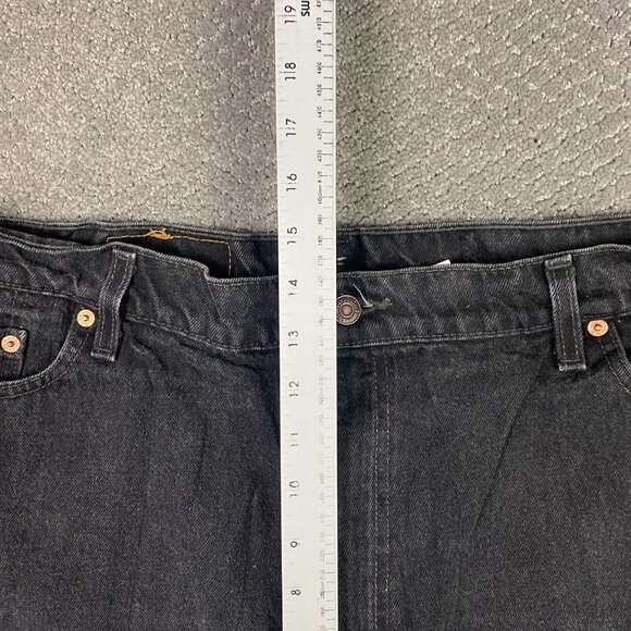 Vintage Levi's 550 Jeans Womens 22W Fit 39 x 31.5 Black Relaxed Fit Tapered Leg - Picture 11 of 14